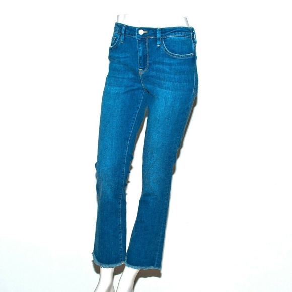 Free People High Waist Crop Straight Leg SZ 27-30 - Picture 4 of 8